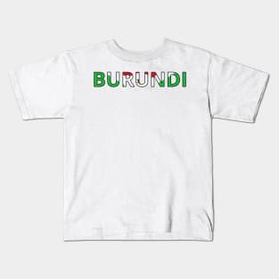 Drapeau Burundi Kids T-Shirt